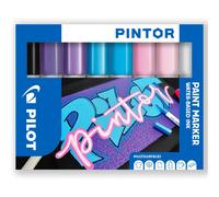 (Graffiti) Pilot Pintor Permanent Marker Pens Medium - 8 Pack