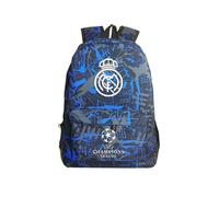 Graffiti Real Madrid Uefa Champions League Shoulder Bag Fan Backpack Student Schoolbag Storage Bag
