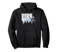 Graffiti Rider with Spray Can - Street Art Motorcycle Pullover Hoodie