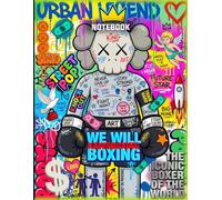 Graffiti Sinking Kaws Pop Art Style Inspired College Ruled Notebook: Street Art Style Notebook For Teens ( 8.5 x 11 inches) Blank Lined Notebook Journal- 120 Pages