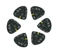 Graffiti Skateboard print Guitar Picks, 12PCS Premium Celluloid Guitar Pick Medium for Acoustic Guitar, Electric Guitar, Bass