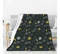 Graffiti Skateboard Print Lightweight Warm Blanket Soft Thick Blankets Bedroom Camping Living Room Traveling