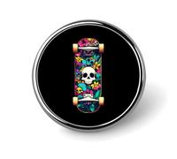 Graffiti Skateboard Round Badge Cute Brooch Pins Button Badges for Backpack Jackets Hats Decor