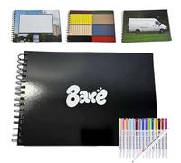 Graffiti Sketchbook: 200lb Recycled Paper - No Bleed, Creativity Bare Graffiti Sketchbook with 180 Real Cityscapes, Pro-Grade Street Art Workbook, Graffitis Artist and Beginners (B)