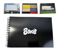 Graffiti Sketchbook: 200lb Recycled Paper - No Bleed, Creativity Bare Graffiti Sketchbook with 180 Real Cityscapes, Pro-Grade Street Art Workbook, Graffitis Artist and Beginners (A)
