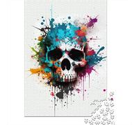 Graffiti Skull Puzzles for Adults 1000 Pieces Puzzles for Adults & Teenager Age 12 Years Up Christmas Eve Gifts 1000pcs (38x26cm)