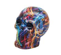 Graffiti Small Money Box | Gothic Theme Skull | Supernova Pattern