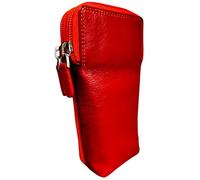 Graffiti Soft Leather Double Spectacle Glasses Case 7-157 (Spice)