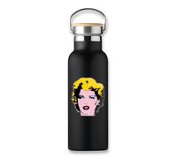Graffiti Street Art Portrait Banksy Vacuum Flask, Eco Bottle, Coffee Cup