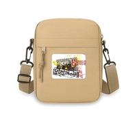 Graffiti Street Black Orange Urban Pattern Crossbody Bag Cell Phone Purses Handbag Shoulder Mini Bag