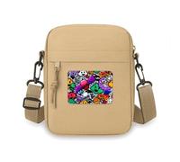 Graffiti Street Culture Colorful l Crossbody Bag Cell Phone Purses Handbag Shoulder Mini Bag