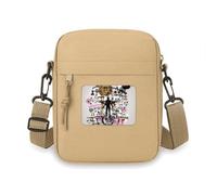 Graffiti Street Flower Human Pattern Crossbody Bag Cell Phone Purses Handbag Shoulder Mini Bag