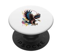 Graffiti Style Art Bald Eagle Bald Eagles PopSockets Adhesive PopGrip