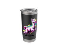 Graffiti Style Art Llama Alpaca Llamas Alpacas Stainless Steel Insulated Tumbler