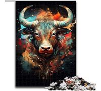 Graffiti Style Goat Jigsaw Puzzles for Adults 1000 Piece, Decompressing Intellectual Educational Toy Educational Game for Birthday, Chrismas (26x38cm)