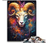 Graffiti Style Goat Puzzles for Adults Teens 2000 Pieces, Suitable for Ages 14 And Up Family Fun It Is Ideal As A Gift for The Whole Family (70x100cm)