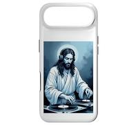 Graffiti-style Jesus DJ spinning Berlin techno beats Case for iPhone Air