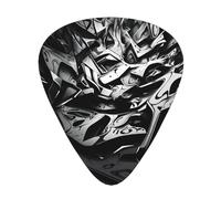 Graffiti Stylish and durable guitar picks, three types of thin, medium and heavy guitar picks (12 pieces), suitable for guitar, bass, electric guitar, ukulele,