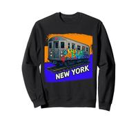 Graffiti Subway Train New York Shirt Retro NYC Street Art Sweatshirt