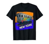 Graffiti Subway Train New York Shirt Retro NYC Street Art T-Shirt