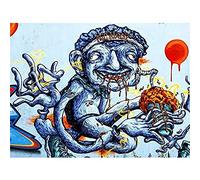 Graffiti-Tagger-Spray Can Wand-Kunstdruck