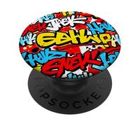Graffiti Tags Urban Street Art Bold Letter Style Design PopSockets Adhesive PopGrip