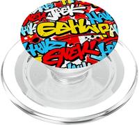 Graffiti Tags Urban Street Art Bold Letter Style Design PopSockets PopGrip for MagSafe