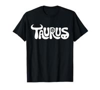 Graffiti Taurus Text Astrological Symbol Zodiac Sign Bull T-Shirt