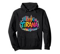 Graffiti Tirana Skyline Souvenir - Street Art Pullover Hoodie