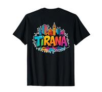 Graffiti Tirana Skyline Souvenir T-Shirt