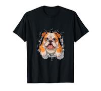Graffiti Wall Art English Bulldog T-Shirt