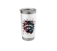 Graffiti Wall Art Raccoon Trash Panda Raccoons Stainless Steel Insulated Tumbler
