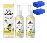 Graffiti Wall Cleaner, Fast-Acting Wall Cleaning Spray, Safe Walls Stain Remover, Removes Pencil, Sketch Pen, Crayon, Marker, Watercolor, Easy to Use (2pcs)