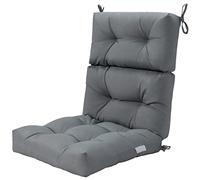 Graffy Chair Cushions, 45” x 22” x 4.5”, Grey
