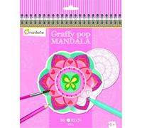 Graffy Pop Mandala Coloring Book 20X25.5 Girl | Avenue Mandarine