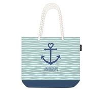 Grafik Werkstatt Beach bag, 100% cotton, favourite place, blue, Maritime
