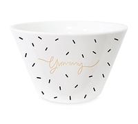 Grafik-Werkstatt Cereal Bowl with Real Gold Porcelain Bowl Yummy