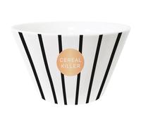 Grafik-Werkstatt Cereal Killer 61478 Cereal Bowl with 100% Real Gold Porcelain Bowl White Large
