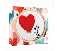 Grafik Werkstatt Cork Coaster Set Dachshund - Glass Coasters in 6 Colours - Gift Idea for Wedding, Birthday (Round, 6 Pieces, Diameter 10.5 cm)