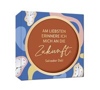 Grafik Werkstatt Genuss & Design Set of 6 Cork Coasters Round Coasters with Quote Salvador Dalí