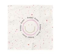 Grafik Werkstatt Napkins with Saying, Pack of 20, 12.5 x 12.5 cm, Colourful, Happy Hour
