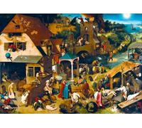 Bluebird Puzzle - Pieter Bruegel the Elder - Netherlandish Proverbs, 1559 - 1000