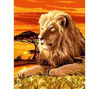 Grafitec Screen Printed Canvas for Tapestry or Needlepoint - King of The Realm