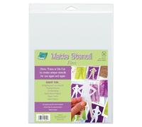 Grafix 9-Inch-by-12-Inch Stencil Film Matte; 4-Pack