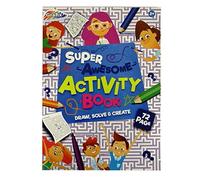 Grafix A4 Childrens “Super-Awesome” Educational Activity Book - 72 Pages, Size 297mm x 210mm