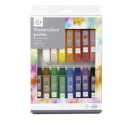 Grafix Art Hub Water Colour Paints 15 Pack Grafix Multicolor