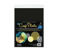 Grafix, Craft Plastic .010 Opaque Black, 9X12 Pack of 25 Sheets, K10OBCP912-25