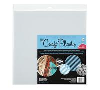 Grafix Craft Plastic Sheets 12 x 12-inch Clear 0.02, Pack of 25