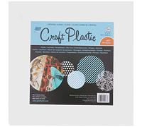 Grafix Craft Plastic Sheets 12 x 12 inches 25 per Package, Clear .007, 12" x 12"