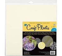 Grafix Craft Plastic Sheets 12"X12" 25/Pkg-Opaque White .010, Multi